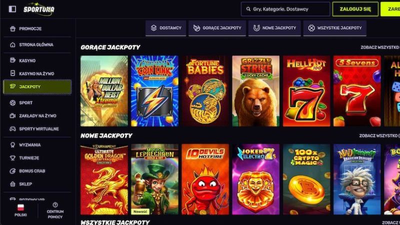 Sportuna Casino screenshot
